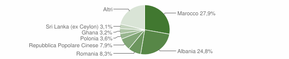 Grafico cittadinanza stranieri - Marano sul Panaro 2013