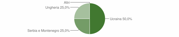 Grafico cittadinanza stranieri - Ravascletto 2005