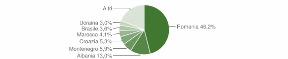 Grafico cittadinanza stranieri - Pradamano 2015