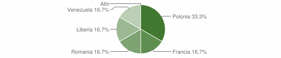 Grafico cittadinanza stranieri - Preone 2007