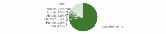 Grafico cittadinanza stranieri - Lanuvio 2013