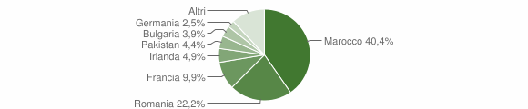 Grafico cittadinanza stranieri - Casalvieri 2015