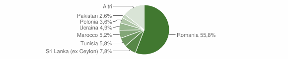 Grafico cittadinanza stranieri - Faleria 2015