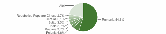 Grafico cittadinanza stranieri - Fiumicino 2011
