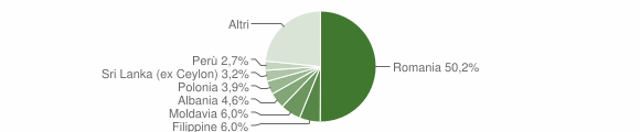 Grafico cittadinanza stranieri - Morlupo 2015
