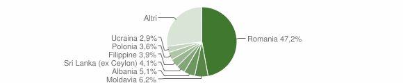 Grafico cittadinanza stranieri - Morlupo 2020