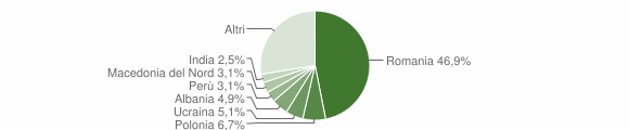 Grafico cittadinanza stranieri - Anguillara Sabazia 2020