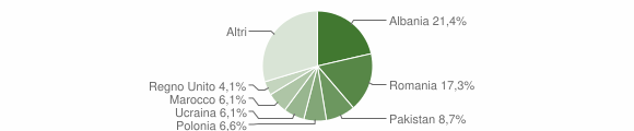 Grafico cittadinanza stranieri - Atina 2010