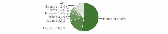 Grafico cittadinanza stranieri - Bassano in Teverina 2015
