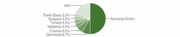Grafico cittadinanza stranieri - Capodimonte 2013
