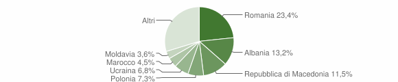 Grafico cittadinanza stranieri - 2007