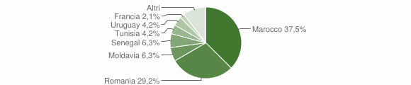 Grafico cittadinanza stranieri - Mallare 2007