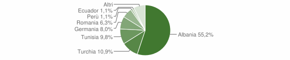 Grafico cittadinanza stranieri - Chiusavecchia 2014