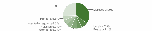 Grafico cittadinanza stranieri - Solto Collina 2021