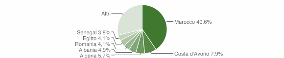 Grafico cittadinanza stranieri - Bulciago 2011
