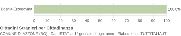 Grafico cittadinanza stranieri - Azzone 2010