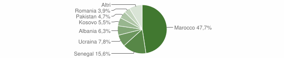 Grafico cittadinanza stranieri - Agnosine 2012