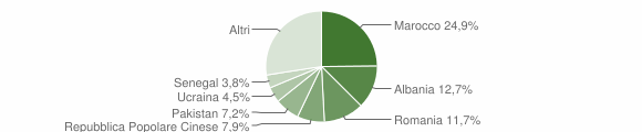 Grafico cittadinanza stranieri - Lentate sul Seveso 2009