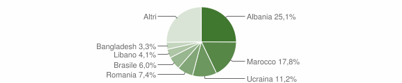 Grafico cittadinanza stranieri - Venegono Inferiore 2014