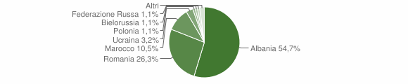 Grafico cittadinanza stranieri - Temù 2014