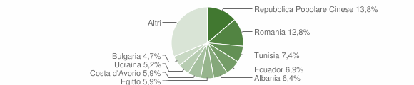 Grafico cittadinanza stranieri - Gambolò 2013