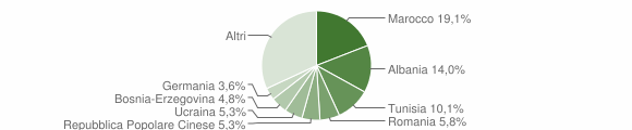 Grafico cittadinanza stranieri - Cocquio-Trevisago 2015