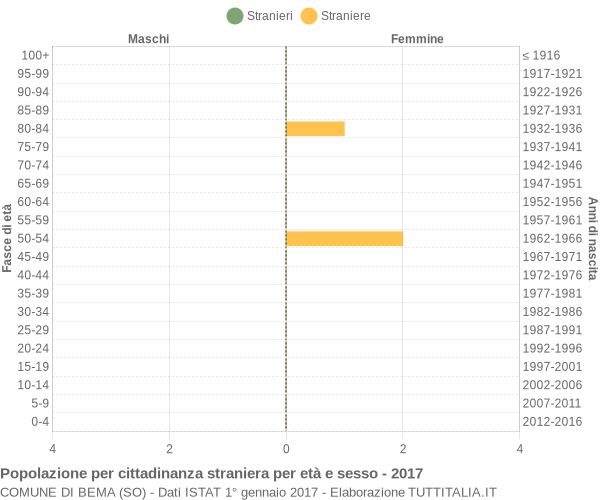 Grafico cittadini stranieri - Bema 2017