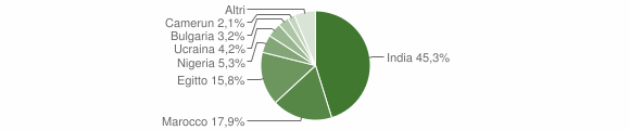 Grafico cittadinanza stranieri - Camairago 2014