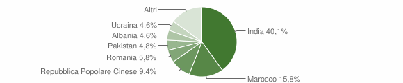 Grafico cittadinanza stranieri - Gazoldo degli Ippoliti 2013