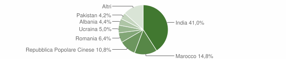 Grafico cittadinanza stranieri - Gazoldo degli Ippoliti 2014