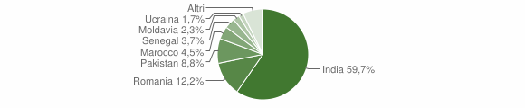 Grafico cittadinanza stranieri - Pavone del Mella 2015