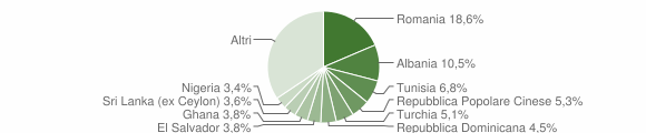 Grafico cittadinanza stranieri - Lipomo 2021