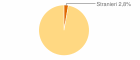 Percentuale cittadini stranieri Comune di Trezzano Rosa (MI)