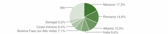 Grafico cittadinanza stranieri - Brivio 2011