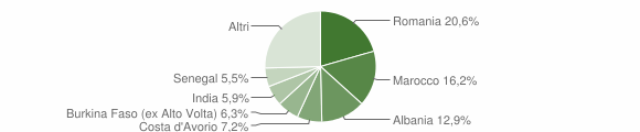 Grafico cittadinanza stranieri - Brivio 2015