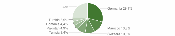 Grafico cittadinanza stranieri - Maccagno 2011