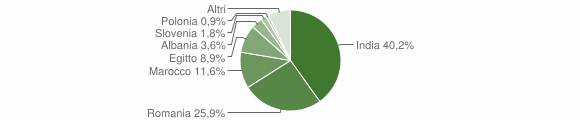 Grafico cittadinanza stranieri - Acquanegra Cremonese 2014