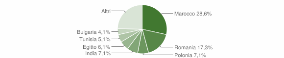 Grafico cittadinanza stranieri - Cremosano 2009