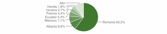 Grafico cittadinanza stranieri - Mezzanino 2009