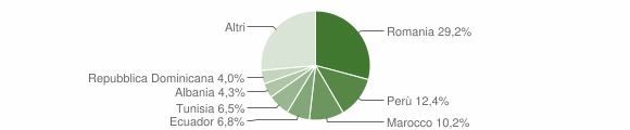 Grafico cittadinanza stranieri - Sordio 2010