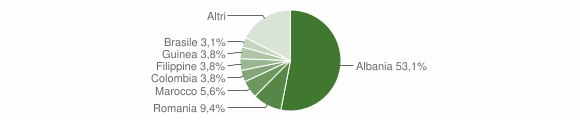 Grafico cittadinanza stranieri - Lomello 2012