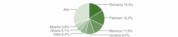 Grafico cittadinanza stranieri - Brusaporto 2011