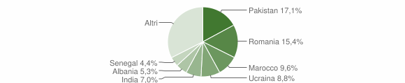 Grafico cittadinanza stranieri - Brusaporto 2012