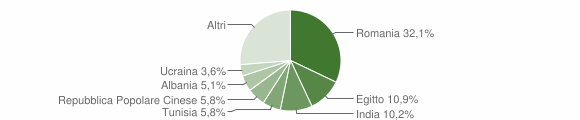 Grafico cittadinanza stranieri - Corte Palasio 2013