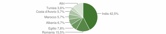 Grafico cittadinanza stranieri - Grumello Cremonese ed Uniti 2010