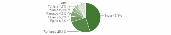 Grafico cittadinanza stranieri - Grumello Cremonese ed Uniti 2012