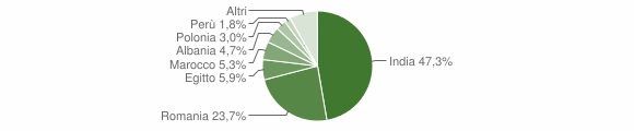 Grafico cittadinanza stranieri - Grumello Cremonese ed Uniti 2013