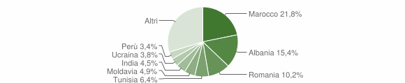 Grafico cittadinanza stranieri - Binago 2011