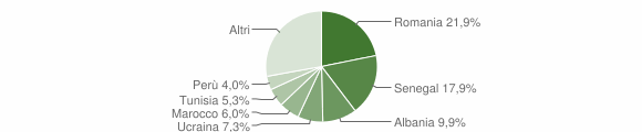 Grafico cittadinanza stranieri - Imbersago 2013