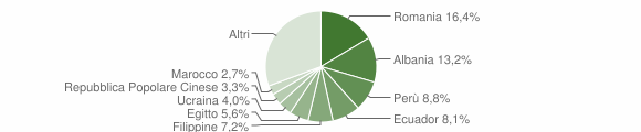 Grafico cittadinanza stranieri - Vimodrone 2009